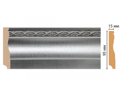 Плинтус напольный DECOMASTER 153-55 ДМ (95*12*2400 мм)