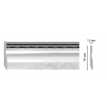 Плинтус напольный DECOMASTER 153-63 ДМ (95*12*2400 мм)