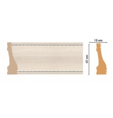 Плинтус напольный DECOMASTER 192-14 (60*18*2400мм)