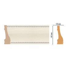Плинтус напольный DECOMASTER 192-15 (60*18*2400мм)
