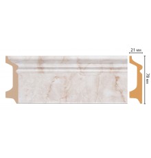 Плинтус напольный DECOMASTER D122-80ДМ (78*21*2400мм)