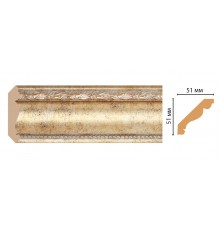 Плинтус потолочный DECOMASTER 155-553 ДМ (50*50*2400 мм)