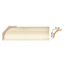 Плинтус потолочный DECOMASTER D109-61ДМ (43*43*2400мм)