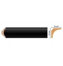 Плинтус потолочный DECOMASTER D133-195ДМ (20*20*2400мм)