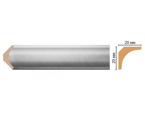 Плинтус потолочный DECOMASTER D133-375ДМ (20*20*2400мм)
