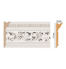 Плинтус потолочный DECOMASTER D225-60ДМ (110*28*2400мм)