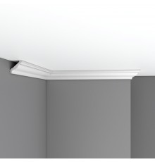 Плинтус потолочный гладкий DECOMASTER 96015F гибкий (40*40*2400мм)