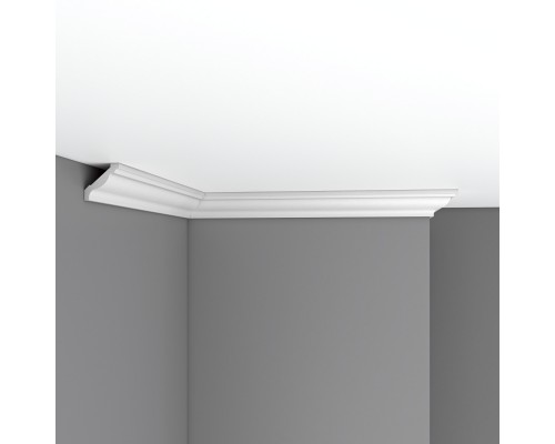 Плинтус потолочный гладкий DECOMASTER 96015F гибкий (40*40*2400мм)
