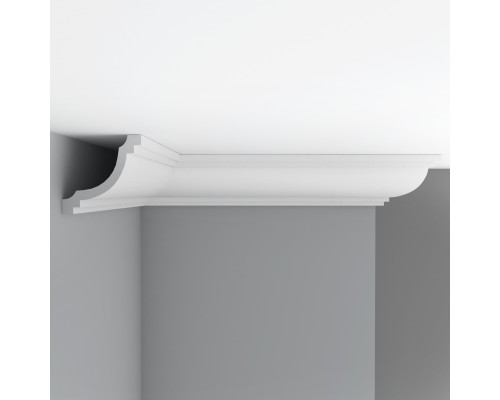 Плинтус потолочный гладкий DECOMASTER 96274 (120х120х2400мм)