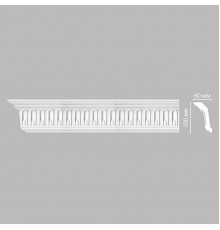 Плинтус потолочный с рисунком DECOMASTER DT-9813F гибкий (100*60*2400мм)