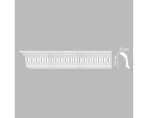 Плинтус потолочный с рисунком DECOMASTER DT-9813F гибкий (100*60*2400мм)