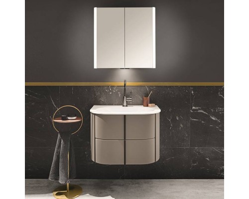 Burgbad Lavo 2.0 Комплект мебели 72х49.5х49.2см., 2 ящика, раковина Velvet с сифоном, с 1 отверстием для смесителя, ручки черные, подвесной, цвет: Basaltgrau Matt. ACFQ030, SPOW072 G0227 F5045, SFZP072G0227F5045C0037*1 Burgbad Lavo 2.0 Комплект мебели 72х49.5х49.2см., 2 ящика, раковина Velvet с сифоном, с 1 отверстием для смесителя, ручки черные, подвесной, цвет: Basaltgrau Matt. ACFQ030, SPOW072 G0227 F5045, SFZP072G0227F5045C0037*1