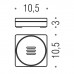 Colombo MiniQ Мыльница настольная, цвет: графит матовый. B5040.GM-RNE