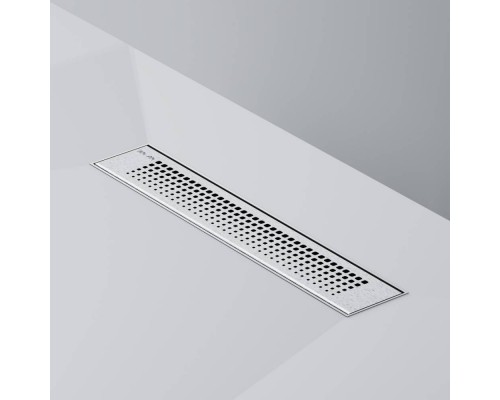 W02SC-P11-040-01SB Трап для душа линейный, универсальный затвор Cut Gradient, 40 см