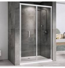Душевая дверь в нишу Abber Sonnenstrand AG07100 100 см, профиль хром, стекло прозрачное