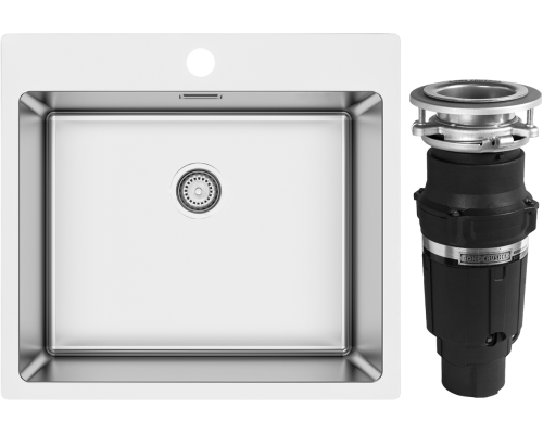 Комплект Мойка Longran Techno + Измельчитель Bone Crusher BC 610-AS