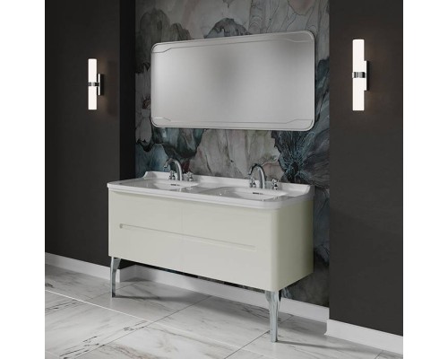 Kerasan Waldorf Комплект подвесной/напольной мебели 150см, с 4 ящиками, цвет: белая матовая ваниль. 4143K1bi/cr*1, 925430 Kerasan Waldorf Комплект подвесной/напольной мебели 150см, с 4 ящиками, цвет: белая матовая ваниль. 4143K1bi/cr*1, 925430