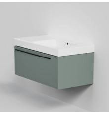 Тумба с раковиной La Fenice Elba 90 подвесная, grigio, раковина Cubo 90 R