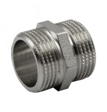 Ниппель латунный хромированный Tiemme 3/4 НРх1 НР. 1520003