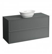 Laufen New Classic Тумба с раковиной, 117.5х45.5х60см, 2 ящика, подвесная, цвет: серый. 8.1285.2.400.112.1,  4.0602.2.085.627.1