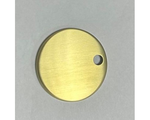 AQM0040BG заглушка крепежа сиденья AQM1209, цвет золото шлифованное, 1шт AQM0040BG