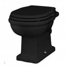 Artceram Hermitage Унитаз приставной 36х55см, выпуск в стену, цвет: черный. HEV003 03 00 nero