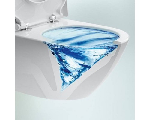 VilleroyBoch Subway 3 Унитаз подвесной, безободковый, сиденье-в комплекте SoftClosing, CeramicPlus, цвет: альпийский белый. 4670TSR1 VilleroyBoch Subway 3 Унитаз подвесной, безободковый, сиденье-в комплекте SoftClosing, CeramicPlus, цвет: альпийский белый. 4670TSR1