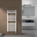 Irsap Ares Полотенцесушитель электрический 58x111.8x3см (22 трубок-2 промежутка), мощность:700 ватт, с белым выключателем, провод: 120см, цвет: белый. EIM058I01IR01NNN03