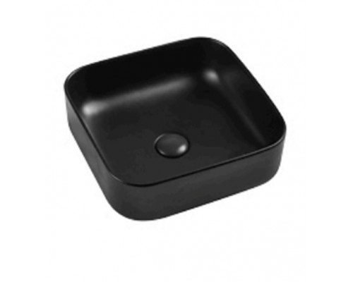 AQM5011MB Раковина накладная квадратная, цвет черный матовый. 390x390x130 AQM5011MB