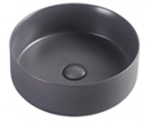 AQM5012MDG Раковина накладная круглая, цвет темно-серый матовый. 355x355x120 AQM5012MDG