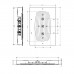 Hansgrohe Raindance Rainmaker Потолочная душевая система 68x46см, frac12;rsquo;, 3 режима, цвет: хром. 28417000
