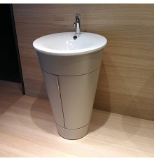 Duravit Starck 1 Тумба напольная 60x56xh82.5см, с раковиной  подсветка LED, цвет: taupe satin matt. 0406580000,  S1970400000,  S1952006060