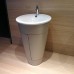 Duravit Starck 1 Тумба напольная 60x56xh82.5см, с раковиной подсветка LED, цвет: taupe satin matt. 0406580000, S1970400000, S1952006060