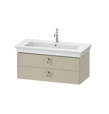 Duravit White Tulip Тумба под раковину 98.4x45.8х41см., подвесная, 2 ящика, цвет: темно-серый глянцевый. WT43520H3H3