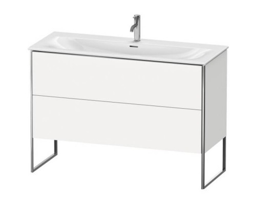 Duravit XSquare База напольная 121x47.8x84см с раковиной, 2 яшика, цвет: глянцевый белый. 2344120000,  XS452602222