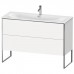 Duravit XSquare База напольная 121x47.8x84см с раковиной, 2 яшика, цвет: глянцевый белый. 2344120000,  XS452602222