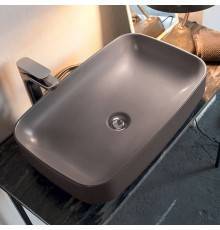 Kerasan Tribeca Раковина 60х38 см, встраиваемая/накладная, без отв., цвет: Ferro matt. 514389