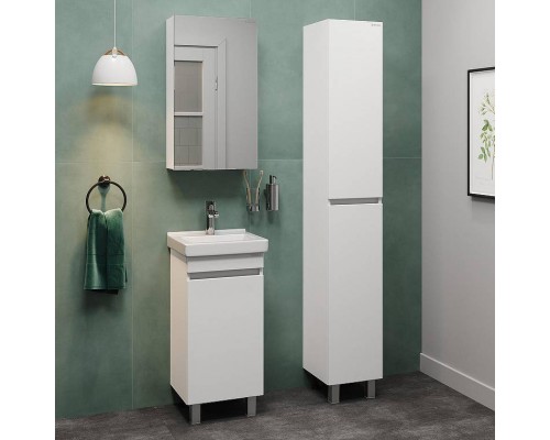 Мебель для ванной комнаты Onika Милтон Квадро 40 напольная, белая