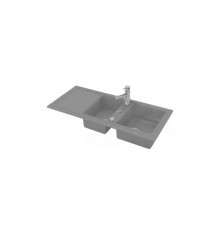 Duravit Cassia Мойка кухонная 116x51см., 1 отв., встраиваемая, цвет: антрацит матовый. 7513111300