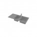 Duravit Cassia Мойка кухонная 116x51см., 1 отв., встраиваемая, цвет: антрацит матовый. 7513111300