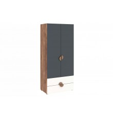 Шкаф для одежды Stolline Тризиль СТЛ.476.01 90х52 см, дуб барокко, зеленый камень, белый