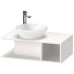 Duravit D-Neo Тумбочка подвесная компакт 80x48х26 см., раковина, 1 открытое отделение на правой стороне, цвет: белый высокоглянцевый. 2328400000,  DE491802222