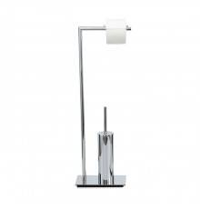 Decor Walther Straight 6 Напольная стойка 80см с ершиком и бумагодержателем, цвет: хром. 0505700