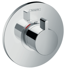 Термостатический смеситель встраиваемый Hansgrohe Ecostat S Highflow 15756000, С ВНУТРЕННЕЙ ЧАСТЬЮ, хром