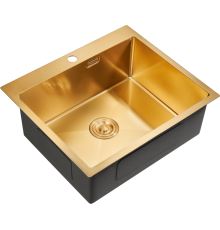 Мойка кухонная Milacio Steel Denia 59 MC.77498 золото