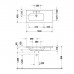 Duravit DuraStyle Раковина 100х48 см, без отв., с переливом, цвет: белый. 2325100060