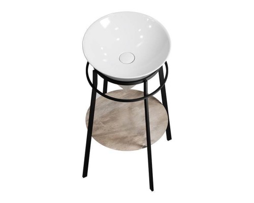 Kerama Marazzi CONO Металлическая структура напольная 44x77см, цвет: черный матовый. CO.44\BLK.M