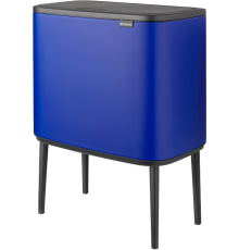 Мусорное ведро Brabantia Bo Touch Bin 208348 23+11 л, синее