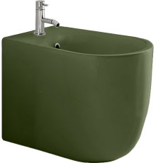 Биде напольное Kerasan Nolita 532011*1 verde muschio