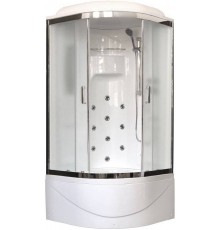 Душевая кабина Royal Bath NRW RB100NRW-C-CH с высоким поддоном, с сиденьем